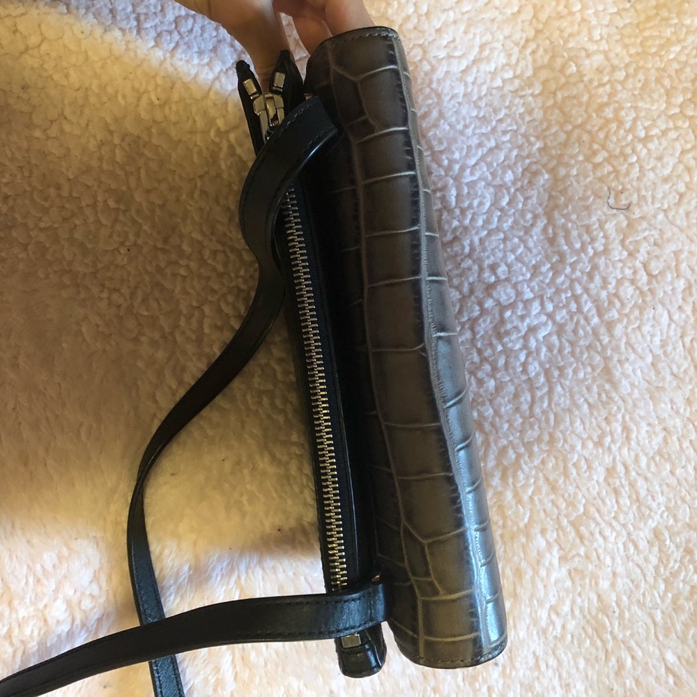 Alexander Wang croc gray flap bag - Picture 5 of 7